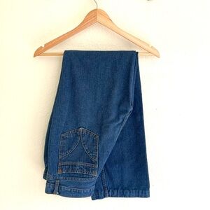 Vintage High Waist Straight Leg Cotton Denim Blue Jeans Jeans Sears
